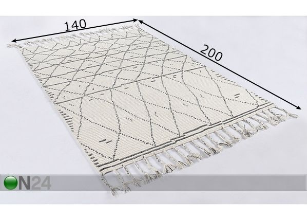 Vaip Vintage Nomad 140x200cm mõõdud