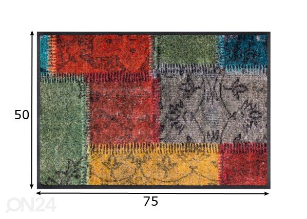 Vaip Vintage Patches 50x75 cm mõõdud