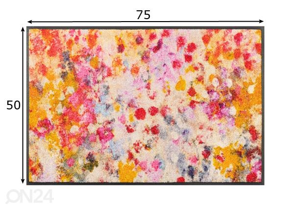 Vaip Wild Summer 50x75 cm mõõdud