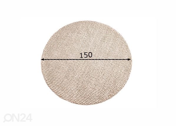 Vaip Wool Ø 150 cm mõõdud