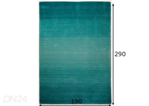 Vaip Wool Comfort 190x290 cm mõõdud