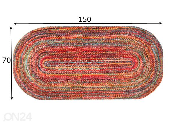 Vaip Wovells 70x150 cm mõõdud