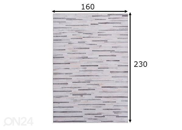 Vaip Xeno 160x230 cm mõõdud