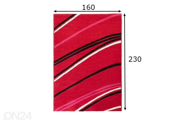 Vaip Xerox 160x230 cm mõõdud