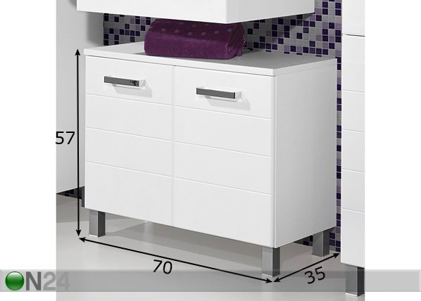 Valamualune kapp Elegance mõõdud