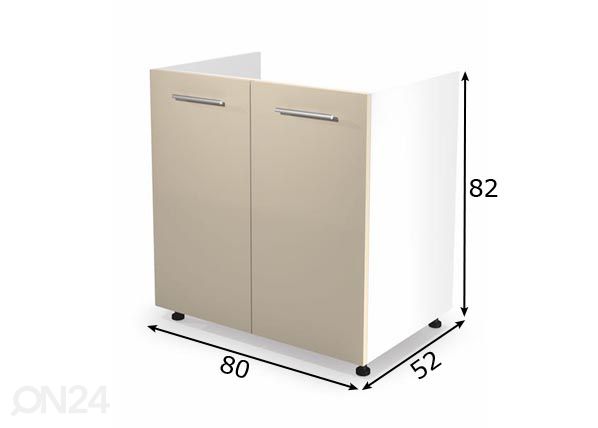 Valamukapp 80 cm mõõdud