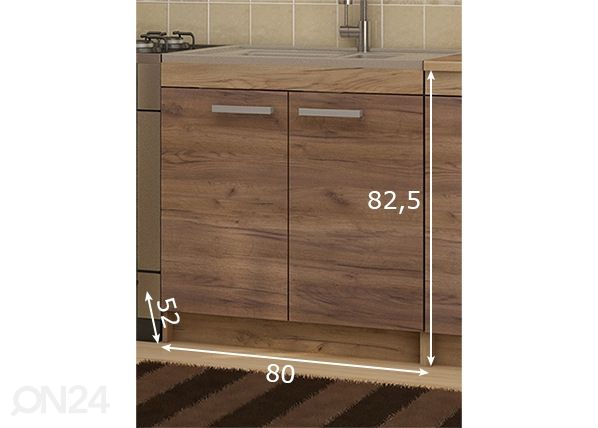 Valamukapp 80 cm mõõdud
