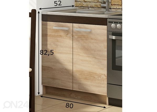 Valamukapp 80 cm mõõdud