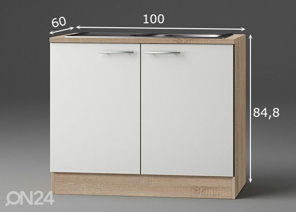Valamukapp Dakar 100 cm mõõdud