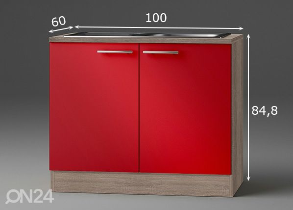 Valamukapp Imola 100 cm mõõdud