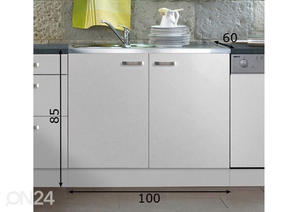 Valamukapp Lagos 100 cm mõõdud