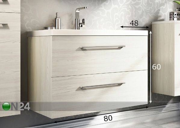 Valamukapp valamuga 80 cm mõõdud