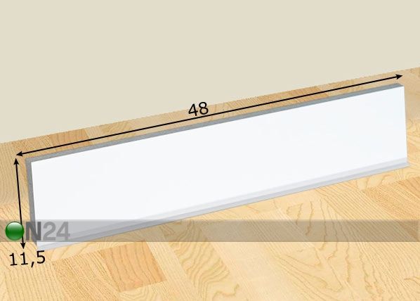 Valge küljesokkel köögikapile kõrgusega 85 cm mõõdud