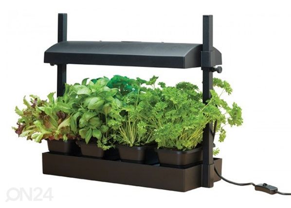 Valgustusega ettekasvatuskast Micro Grow Light Garden 11 W, must