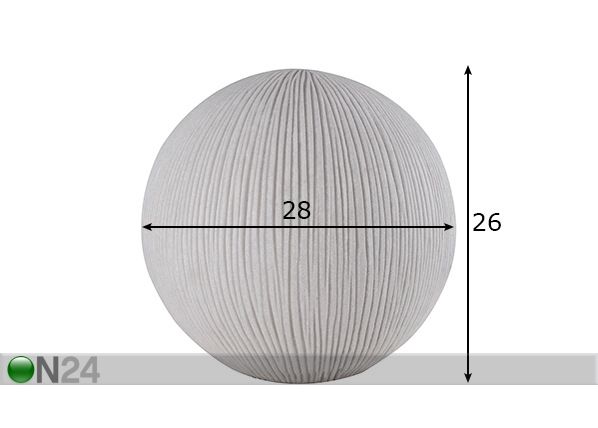 Välisvalgusti Sandhamn 28 cm mõõdud