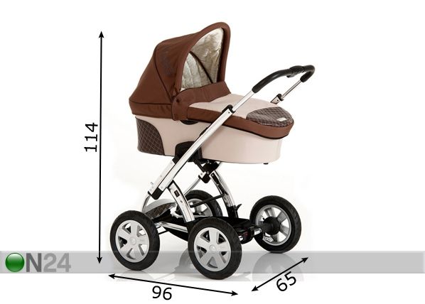 Vanker-käru I'Coo Peak Air Night mõõdud