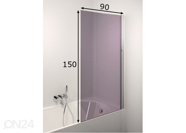 Vannisein Estetico 90x150 cm mõõdud