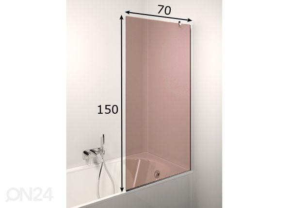 Vannisein Noris 70x150 cm mõõdud