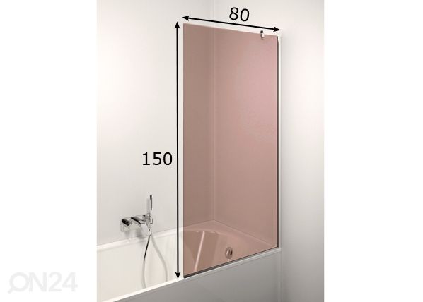 Vannisein Noris 80x150 cm mõõdud