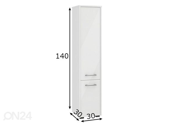 Vannitoakapp Fin mõõdud