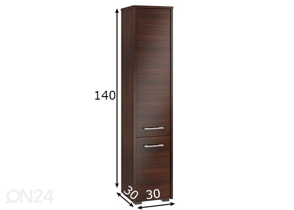 Vannitoakapp Fin mõõdud