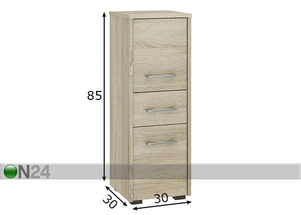 Vannitoakapp Fin I mõõdud