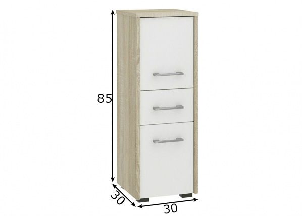 Vannitoakapp Fin I mõõdud