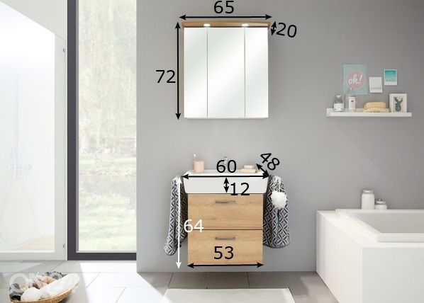 Vannitoakomplekt 919 mõõdud