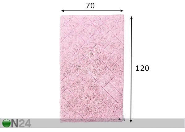 Vannitoavaip Cotton Pattern 70x120 cm mõõdud