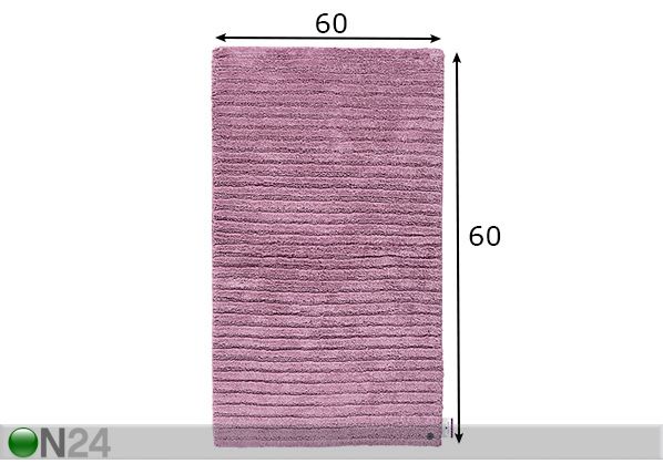 Vannitoavaip Cotton Stripe 60x60 cm mõõdud