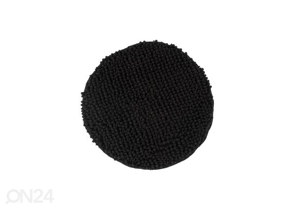 Vannitoavaip Fluffy Black Ø55 cm