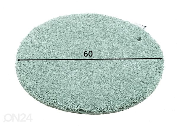 Vannitoavaip Tom Tailor Cozy Bath Uni Ø60 cm, mündiroheline mõõdud
