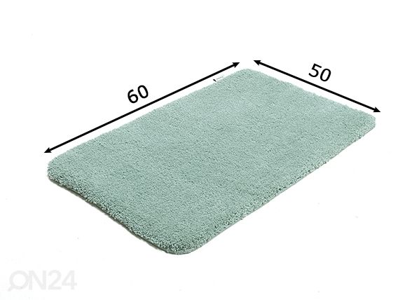 Vannitoavaip Tom Tailor Cozy Bath Uni 50x60 cm, mündiroheline mõõdud