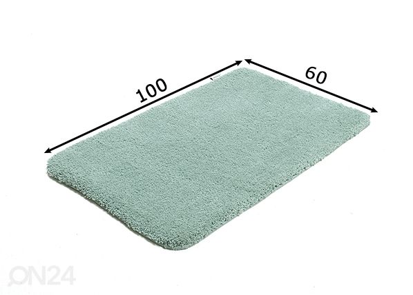 Vannitoavaip Tom Tailor Cozy Bath Uni 60x100 cm, mündiroheline mõõdud