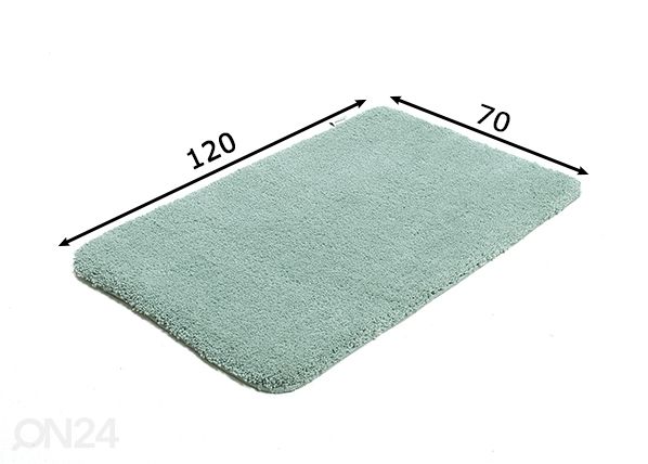 Vannitoavaip Tom Tailor Cozy Bath Uni 70x120 cm, mündiroheline mõõdud