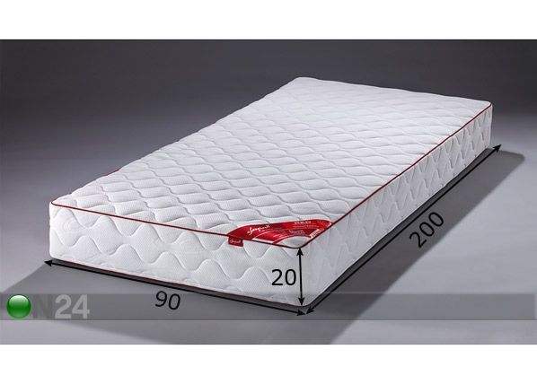 Vedrumadrats RED Orthopedic Sensity™ 2,1 90x200 cm mõõdud