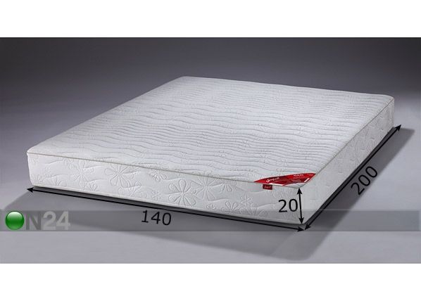 Vedrumadrats RED Pocket 2,1 140x200 cm mõõdud