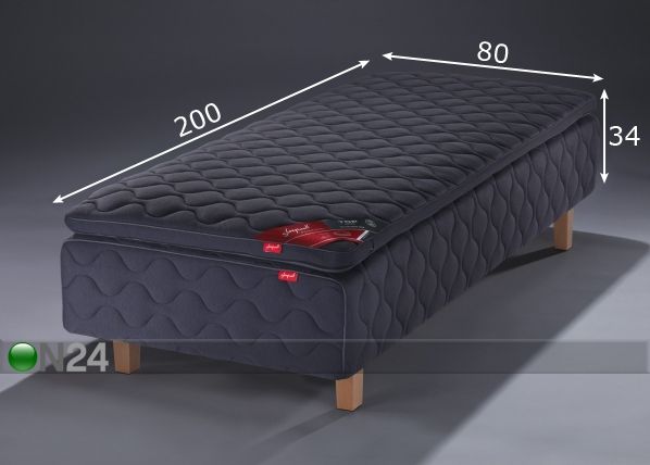 Vedruvoodi Red Zoned Tume + Top Latex tume 80x200 cm mõõdud