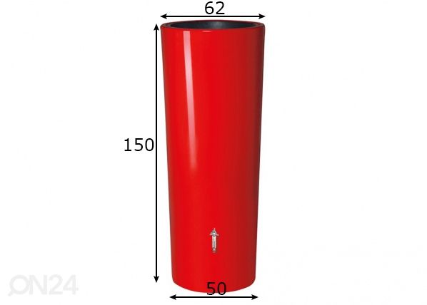 Veenõu Color Tomato mõõdud