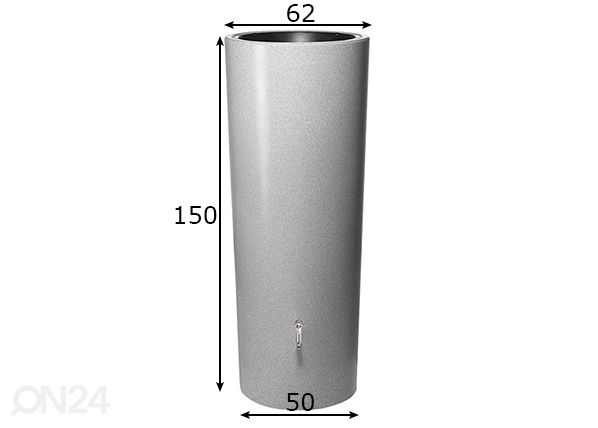 Veenõu Stone Silver mõõdud