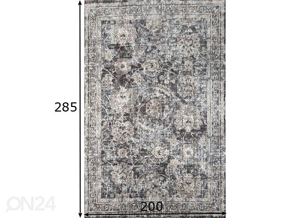 Village’s vaip Amira 200x285 cm mõõdud