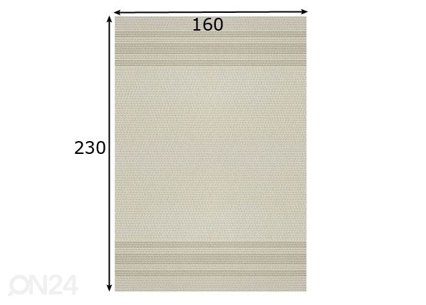 Village’s vaip Lotta 160x230 cm mõõdud