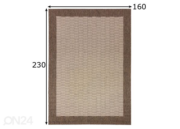 Village’s vaip Viera 160x230 cm mõõdud