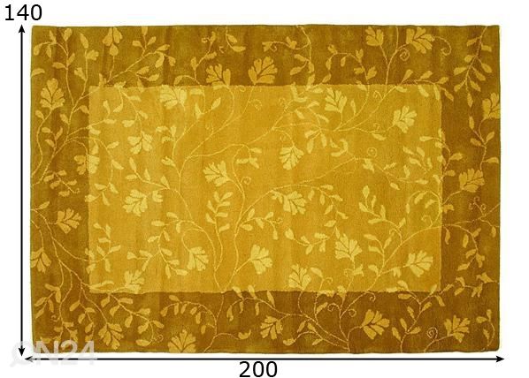 Villane vaip Agra 140x200 cm mõõdud