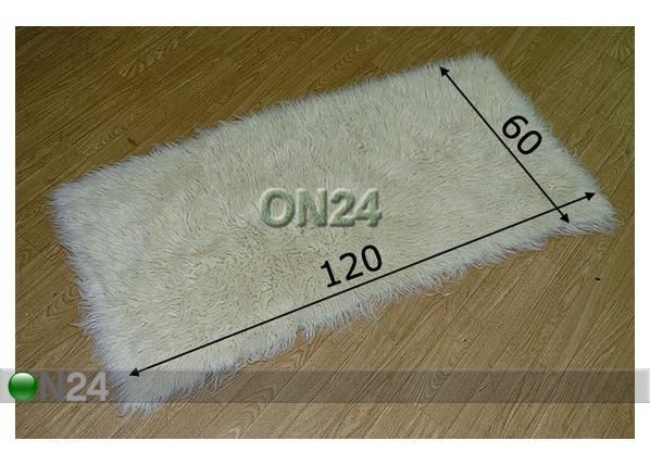 Villane vaip Flokati 60x120 cm mõõdud