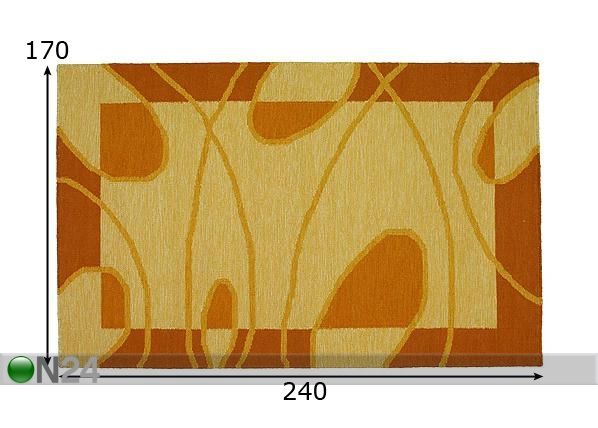 Villane vaip Kaunas 170x240 mõõdud