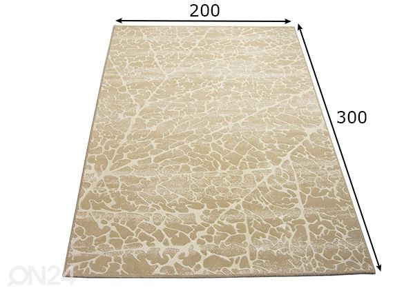 Villane vaip Lux 200x300 cm mõõdud