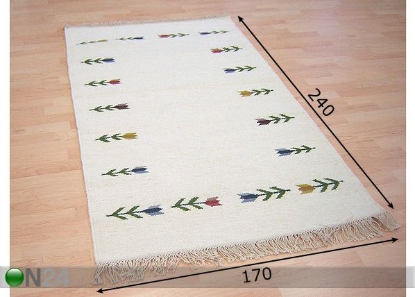 Villane vaip Tulip 170x240 cm mõõdud