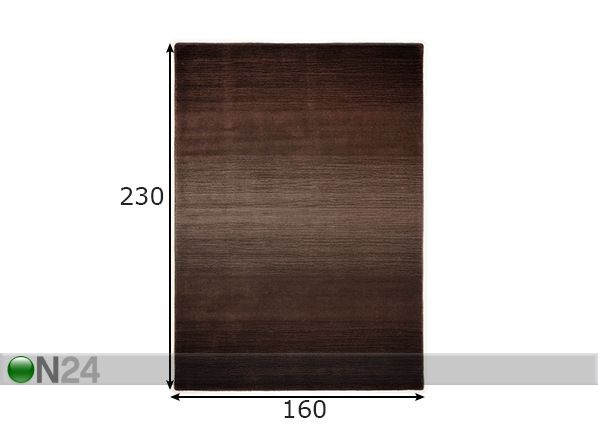 Villane vaip Wool Comfort 160x230 cm mõõdud