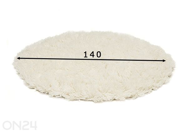 Villavaip Flokos Ø140 cm mõõdud